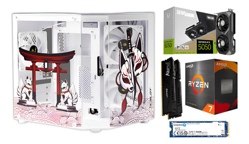 Pc Gamer Diseño 'kyuubi' Rtx 5050 Ryzen 7 Ram 32gb 1tb M.2 1 Tb 32 Gb Nvidia Rtx 5050