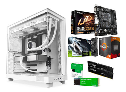 Pc Gamer Ryzen 7 5700g Rtx 4060 Ddr4 32gb 1tb H6 Liquida 32 Gb