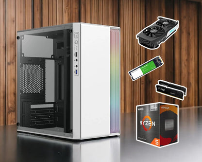 Pc Gamer Rtx 4060 Cpu Ryzen 5 Ram 16gb Ddr4 500 Gb M.2 Wifi 16 Gb