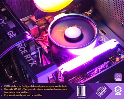 Kit Pc Gamer Ryzen 7 Rtx 5060 1 Tb 32 Ram Monitor 27 Teclado 1 Tb 32 Gb Nvidia Rtx 4060