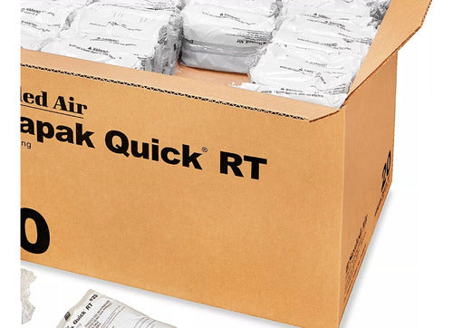 20 Pzas Instapak Quick #20 Cojin Espuma Adaptable 45 X 45 Cm Blanco Del Numero 20