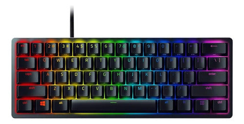 Teclado Razer Huntsman Mini 60% Óptico Mecánico Negro Inglés Us