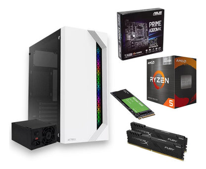 Pc Gamer Cpu Amd Ryzen 5 5600g Ram 32gb Ddr4 1tb Ssd Wi-fi 32 Gb