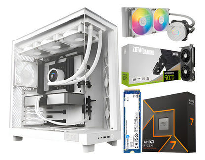 Pc Gamer Rtx 5070 32gb Ddr5 Cpu Ryzen 7 9700x 1t M.2 H6 Nzxt 1000 Gb 32 Gb 5070 Rtx