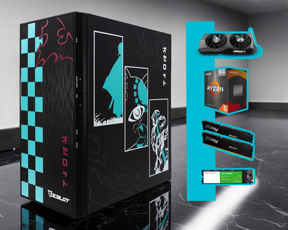Pc Anime Gamer Rtx 3060 Cpu Ryzen 7 Ram 32gb 1tb M.2 Wifi 16 Gb