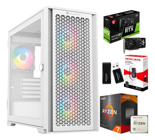 Pc Gamer Ryzen 7 5700g Ssd 32gb Ddr4 Ram 1 Tb M.2 Rtx 3050 32 Gb