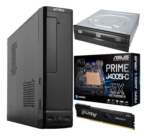 Pc De Escritorio Rapida Intel Cpu Ram 8gb Ddr4 240gb Ssd Wif 8 Gb